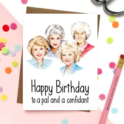 Golden Girls Friendship Birthday Card - Case of 6