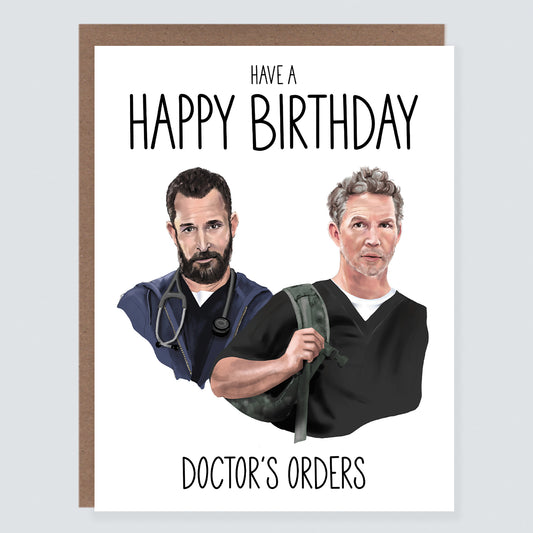 Doctor's Orders | Pop Culture Birthday Card