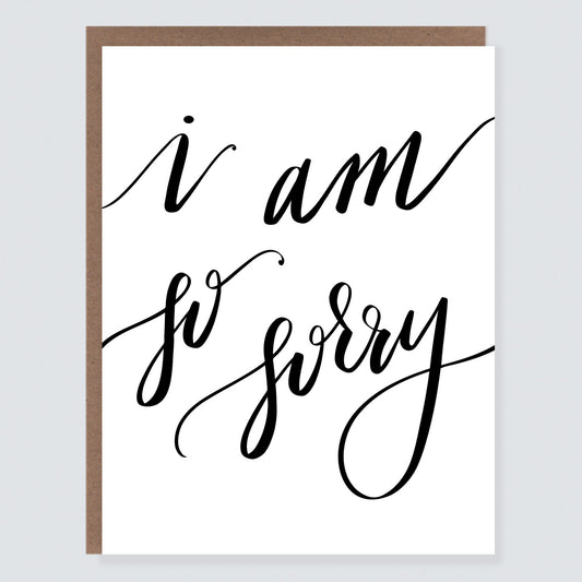 So Sorry Sympathy Card
