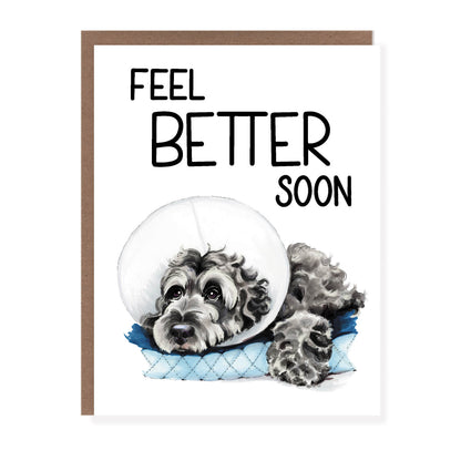 Dog Cone Feel Better Soon Card - Case of 6