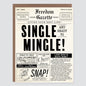 Newspaper Single/Break Up Card - Case of 6