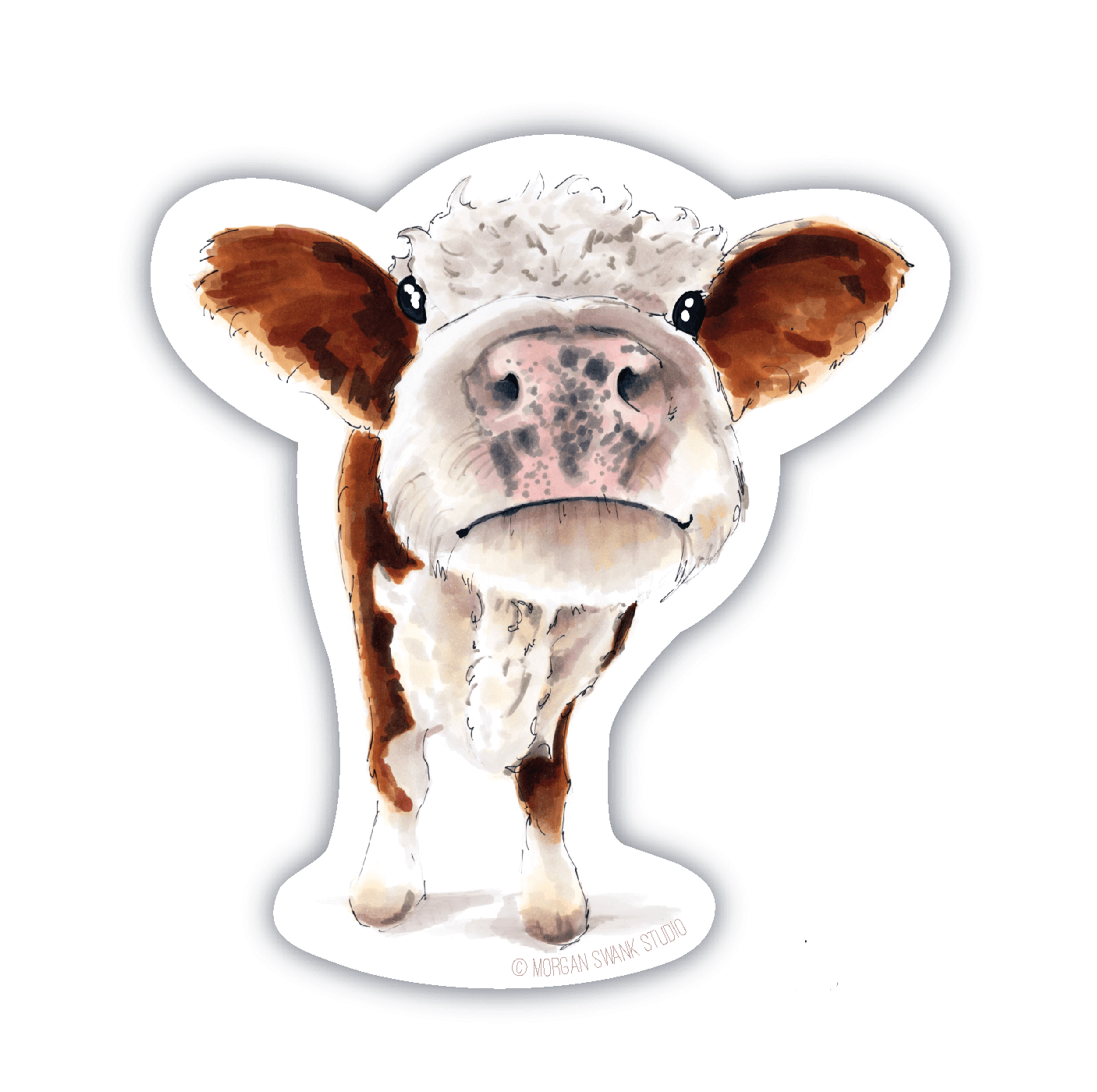 Cute Cow Magnet - Case of 6