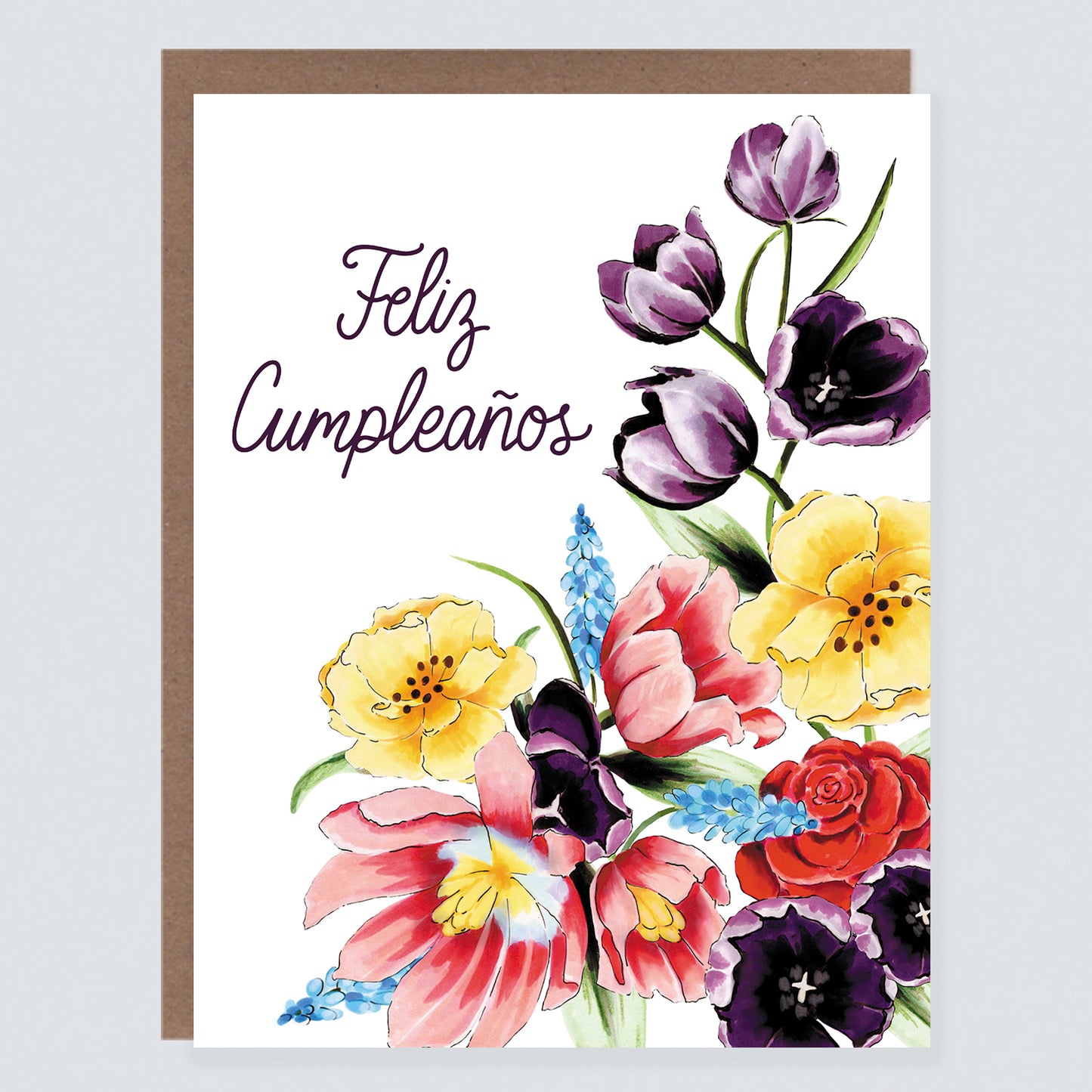 Cumpleanos Floral Card