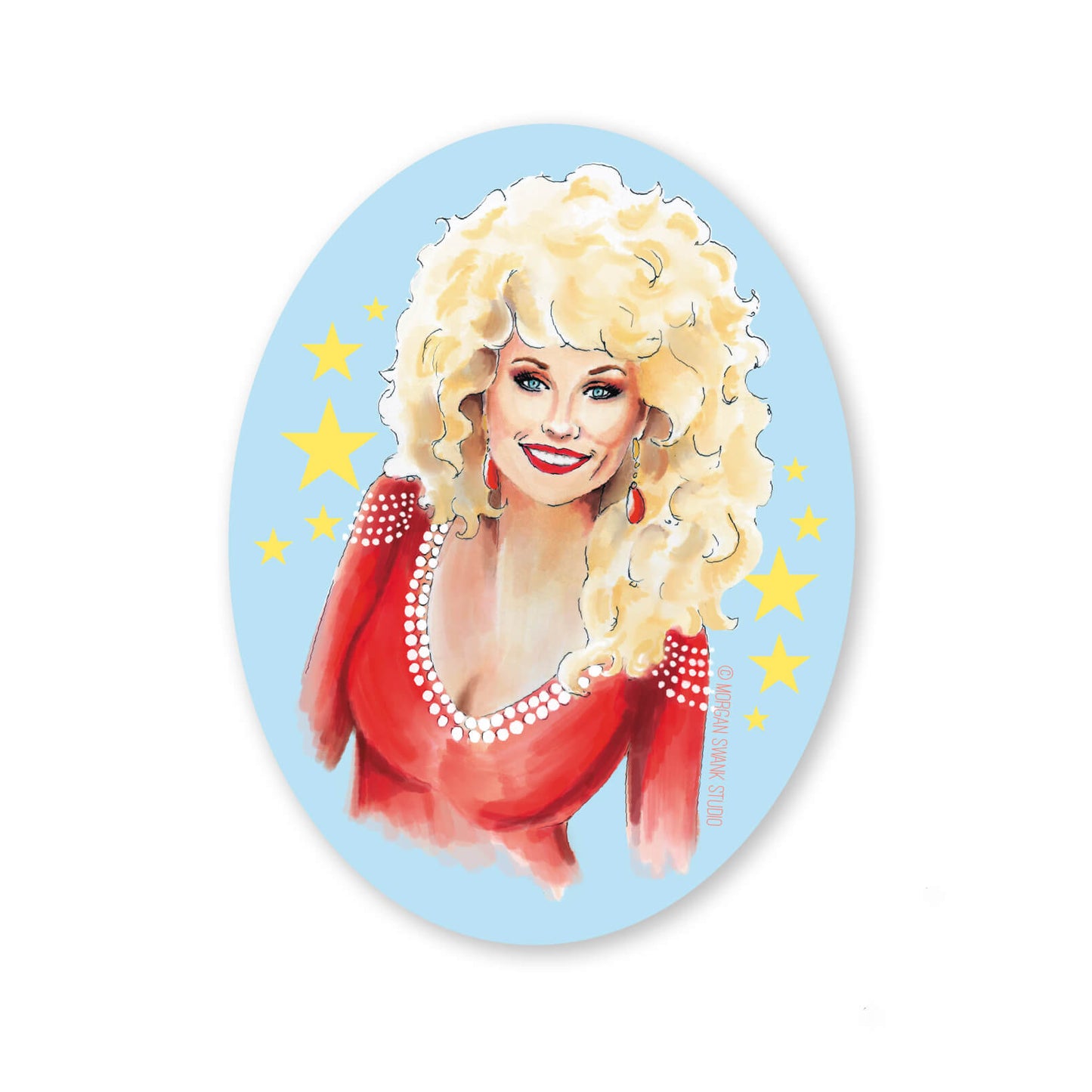 Country Star Doll Sticker