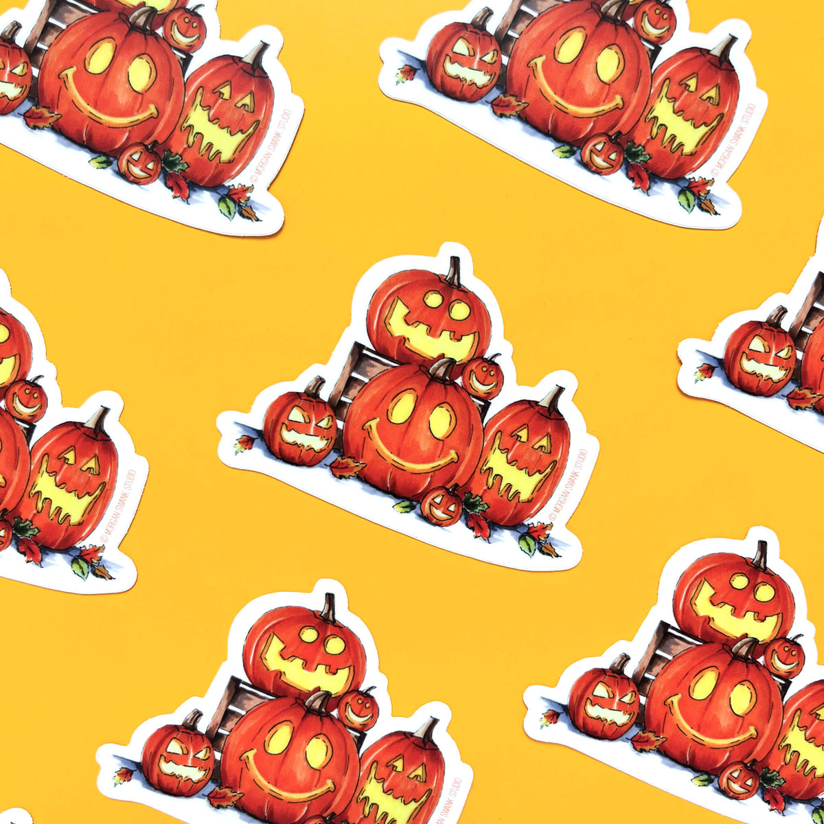 Jack O'Lantern Halloween Sticker
