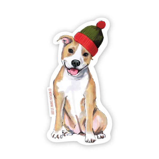 Pitbull Dog Sticker - Case of 6