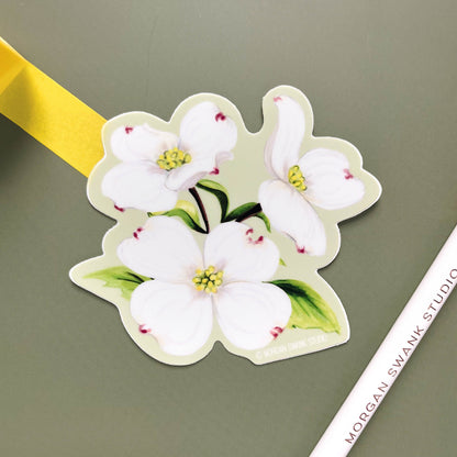 Dogwood Floral Sticker - Case of 6