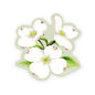 Dogwood Floral Sticker - Case of 6