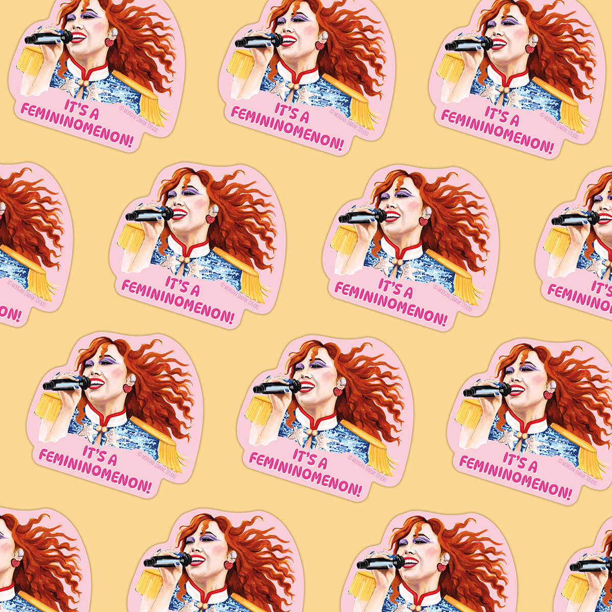 Chappell Femininomenon Sticker - Case of 6