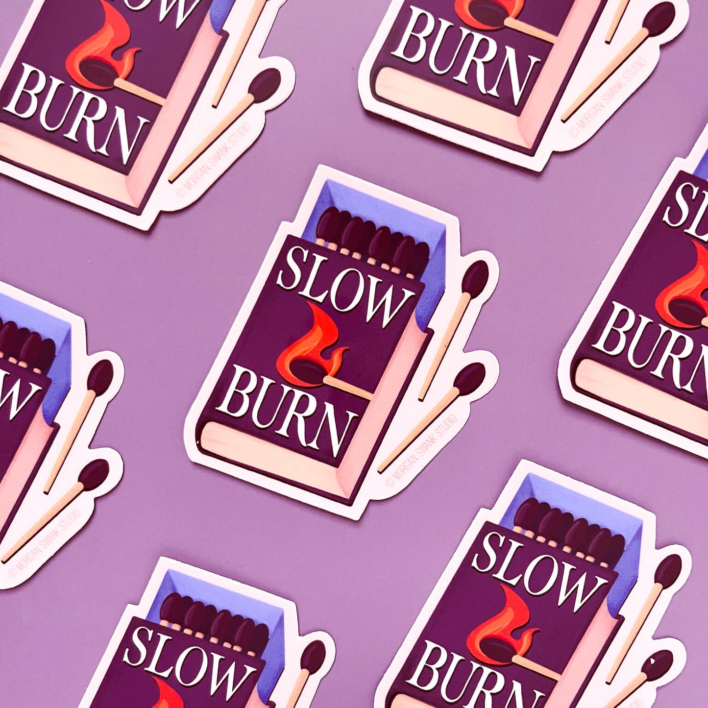 Slow Burn Book Sticker