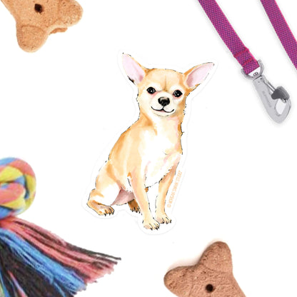 Chihuahua Toy Dog Sticker - Case of 6