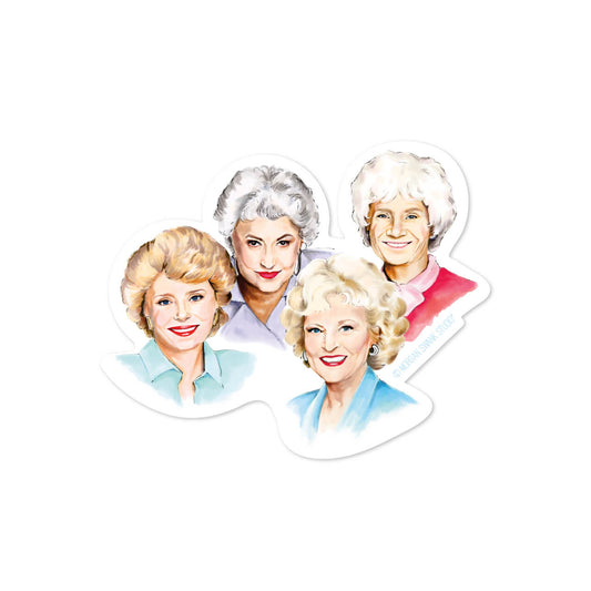 Golden Girls Sticker - Case of 6