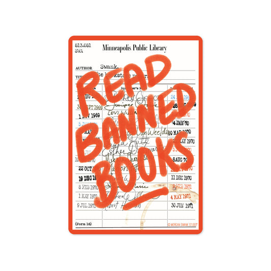Read Banned Books Sticker - Case of 6