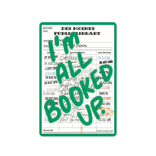 All Booked Up Sticker - Case of 6