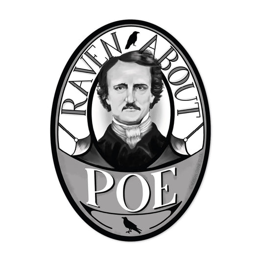 Poe Book Author Cameo Sticker - Case of 6