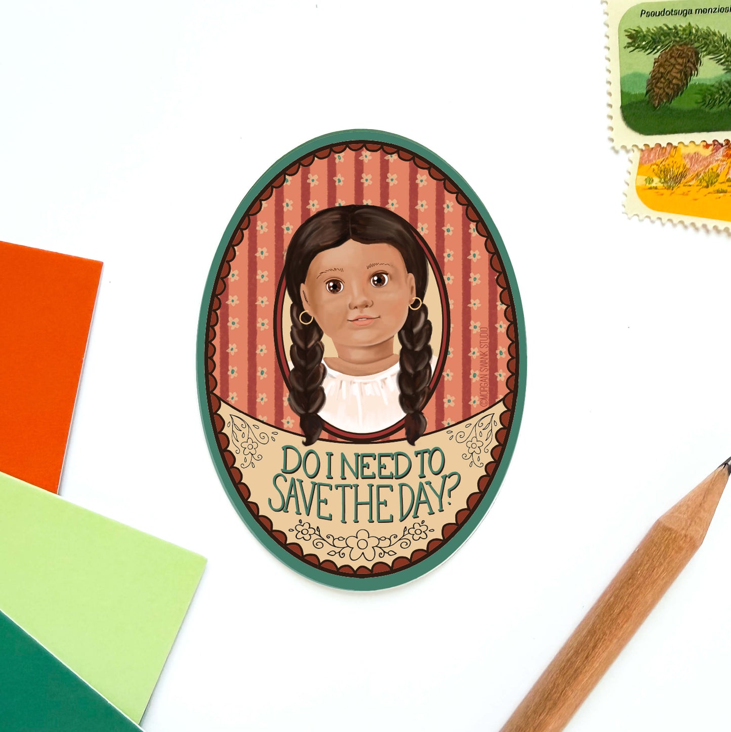 Unpleasant Josefina Cameo Sticker