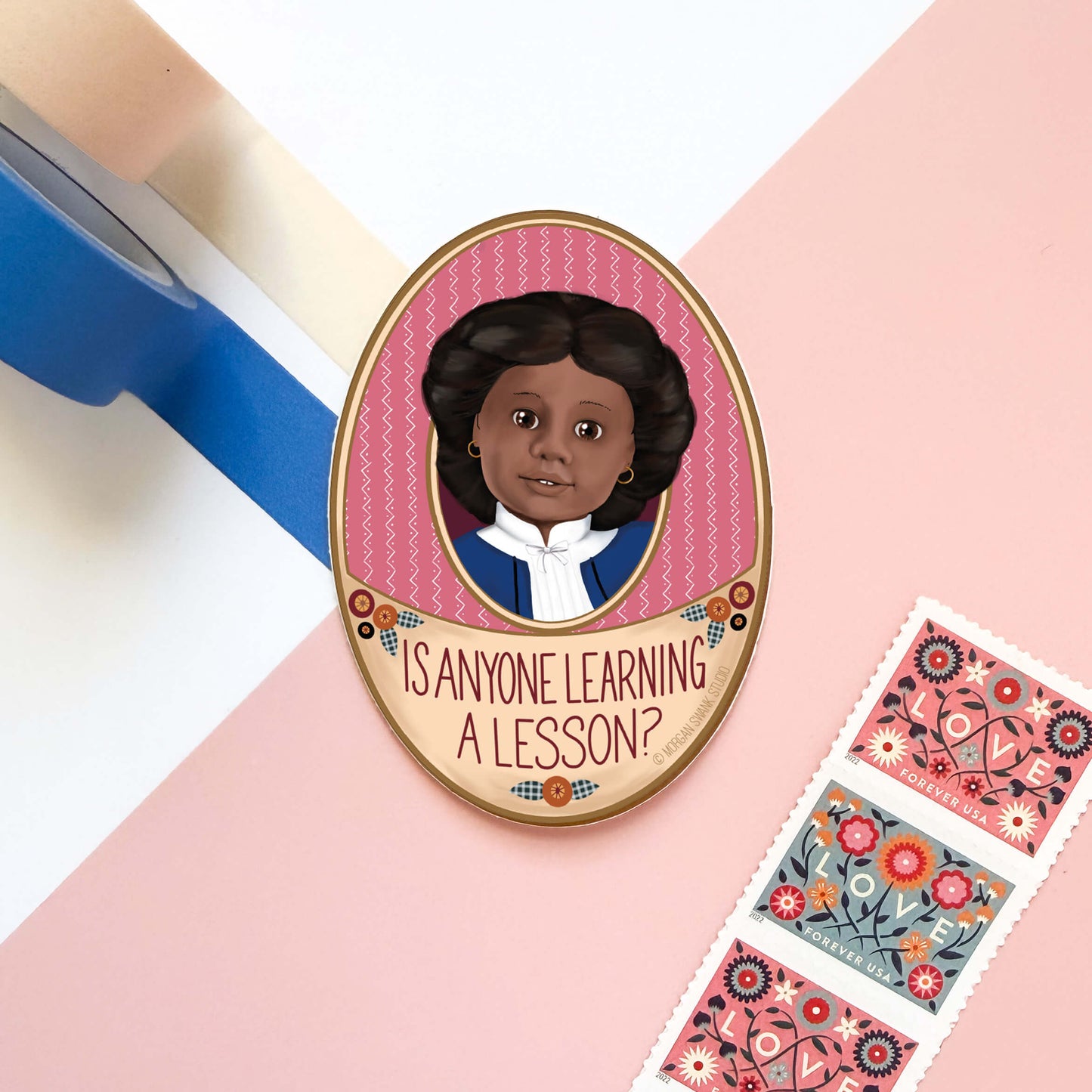 Unpleasant Addy Cameo Sticker