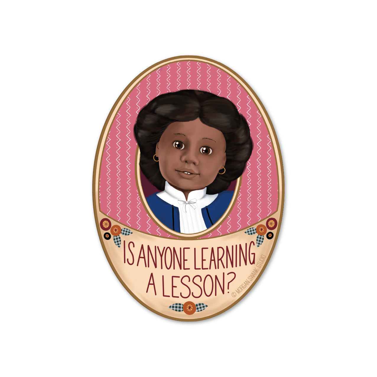 Unpleasant Addy Cameo Sticker