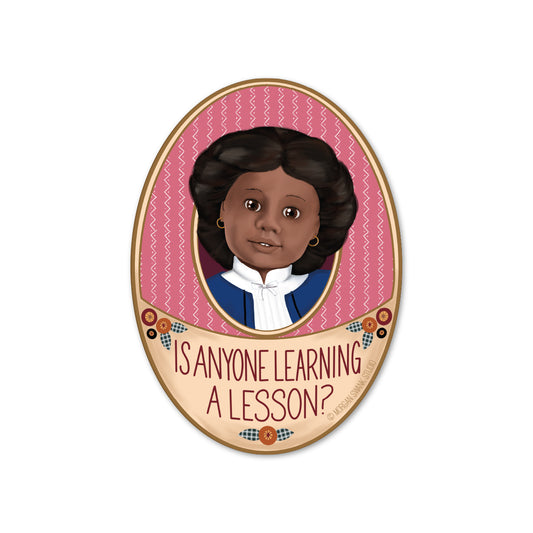 Unpleasant Addy Cameo Sticker - Case of 6