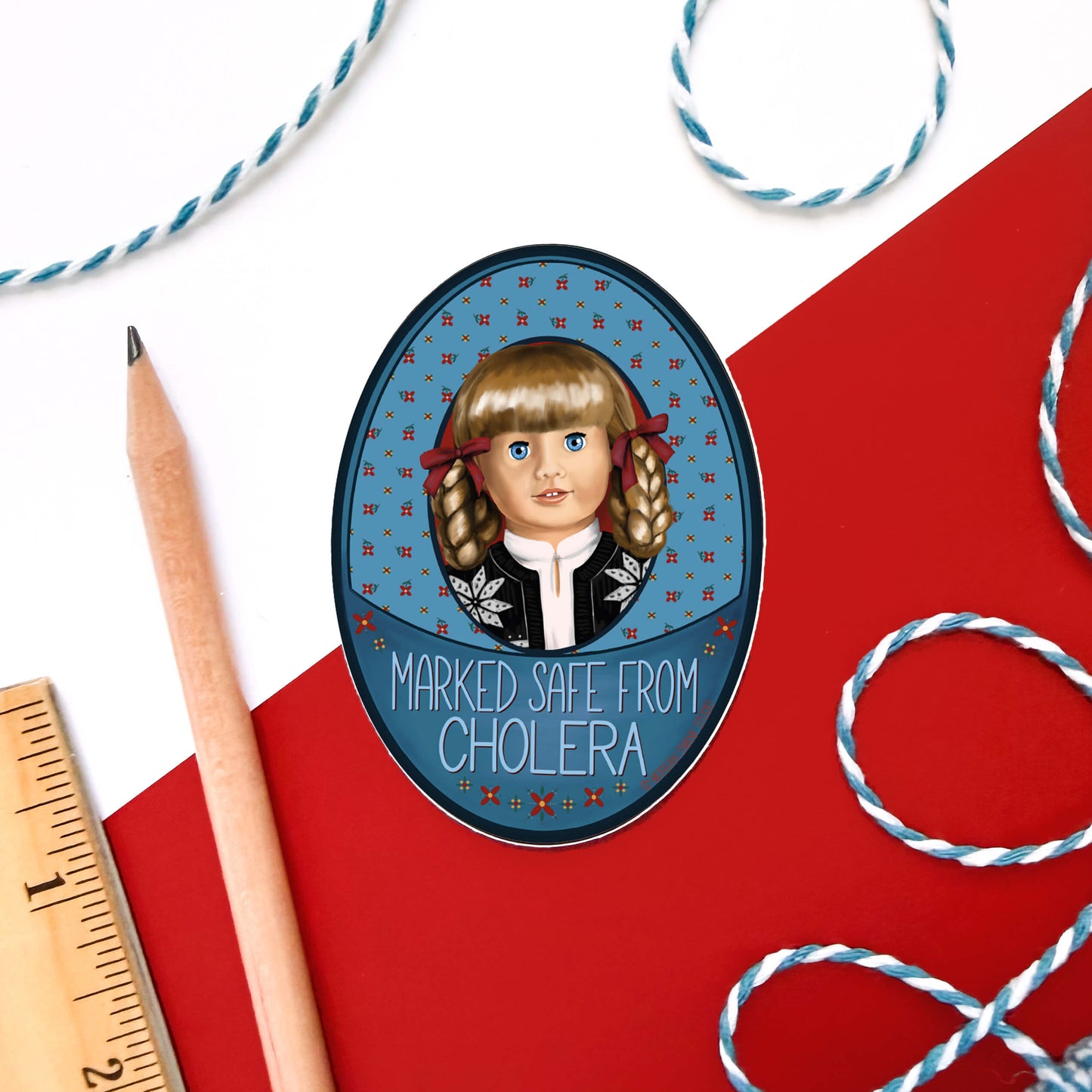 Unpleasant Kirsten Cameo Sticker