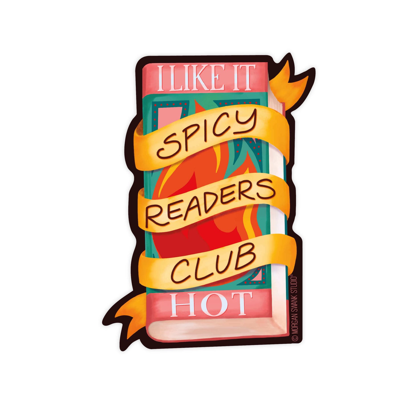 Spicy Reader Sticker