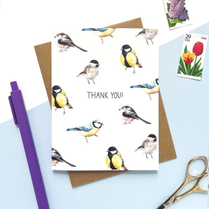 Birds Thank You Card - Case of 6