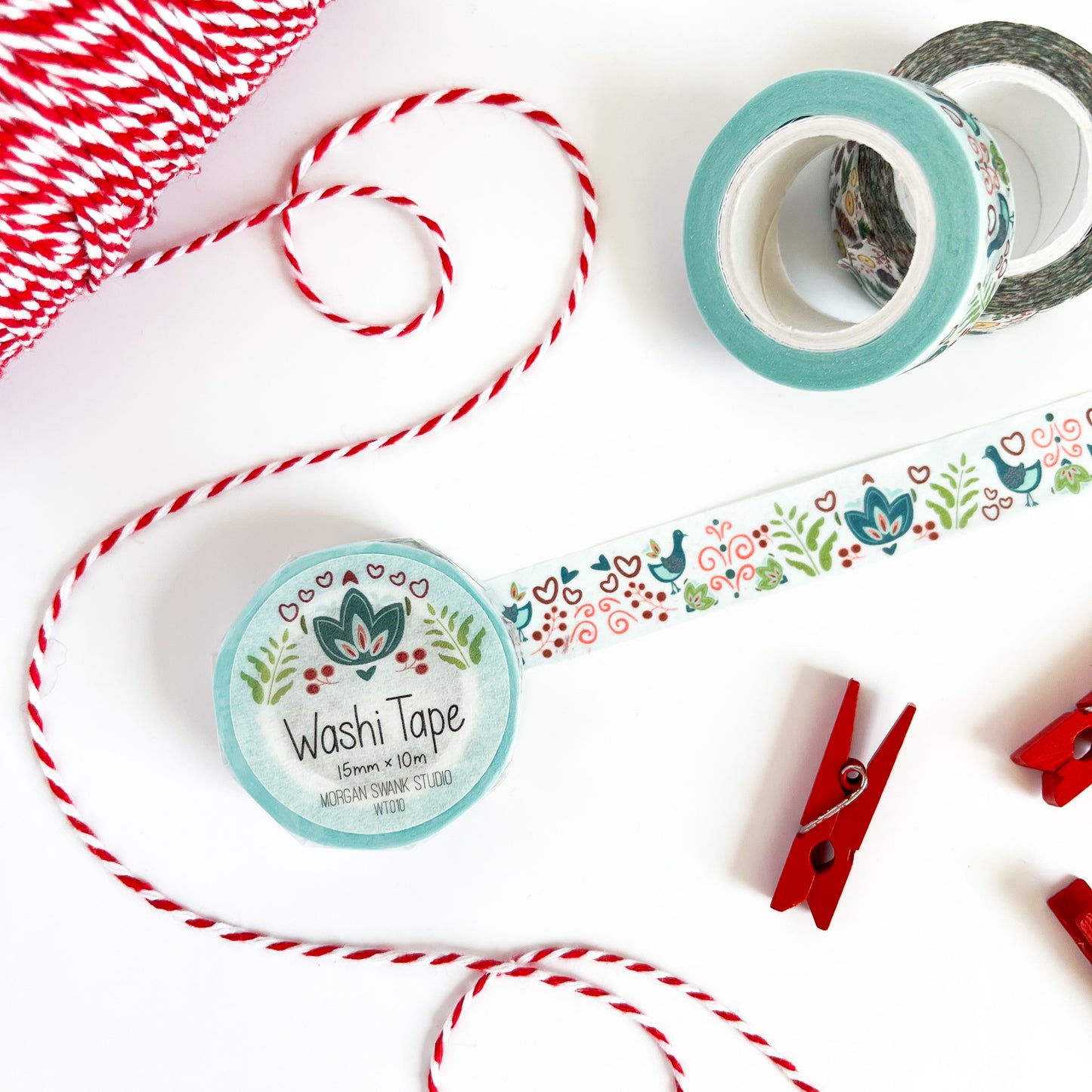 Holiday Folk Washi Tape - Case of 4