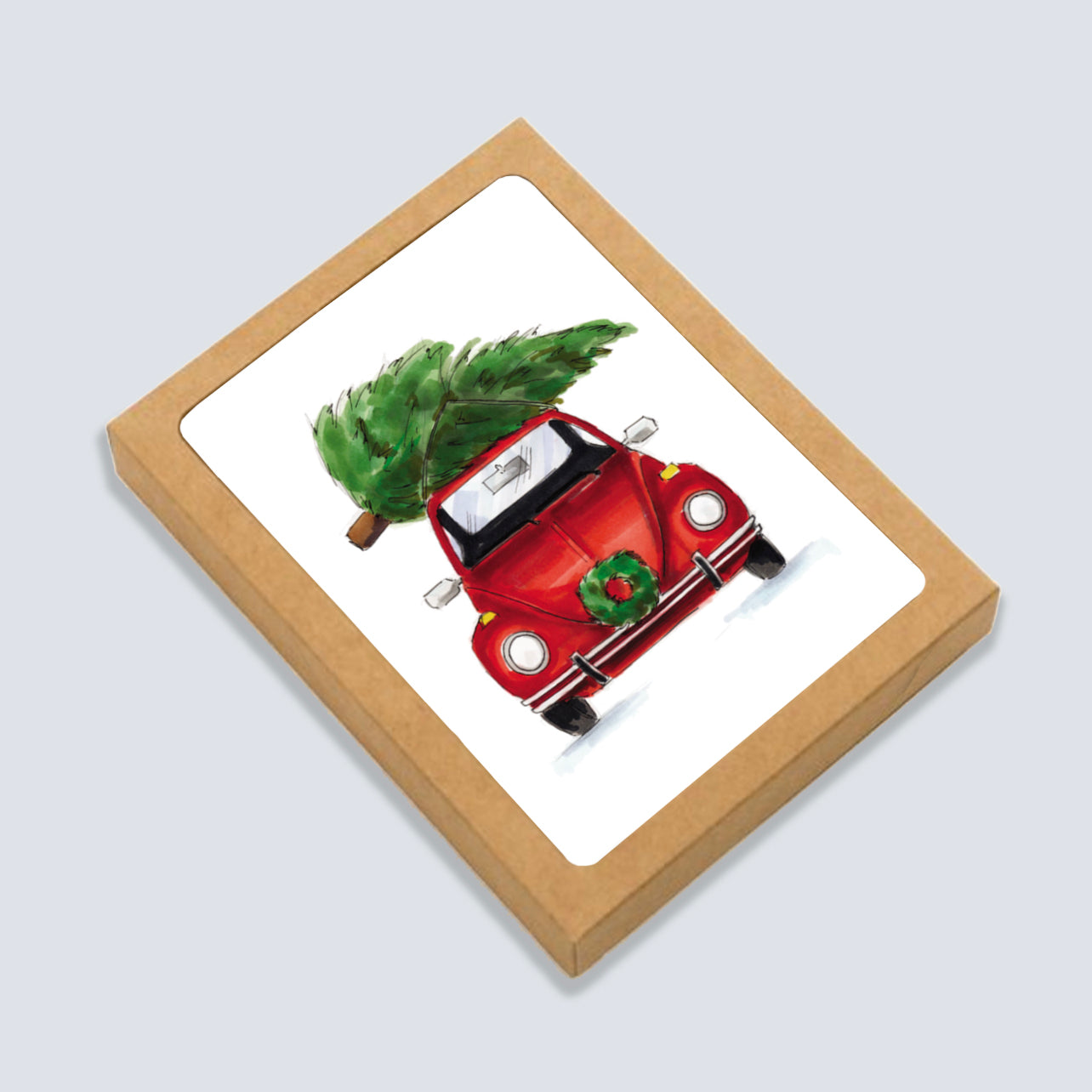 Christmas Bug Card: Boxed Set of 6