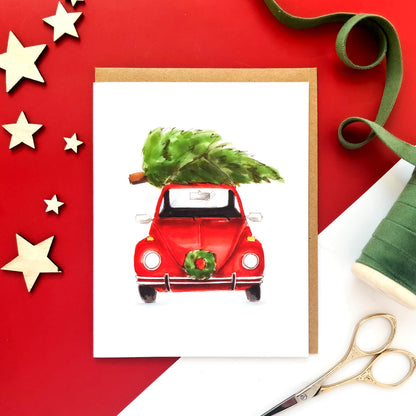 Christmas Bug Card: Boxed Set of 6