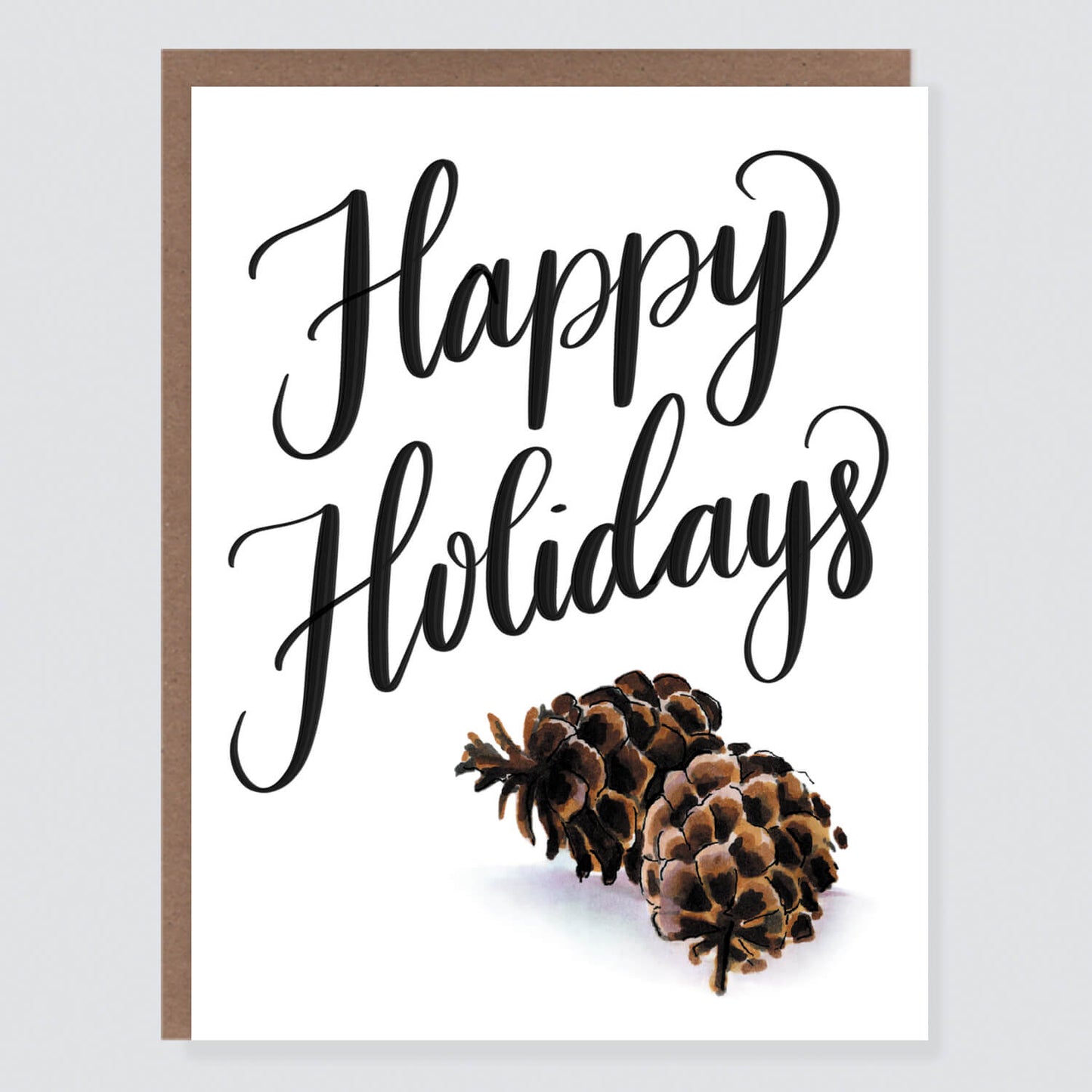 Holiday Pinecone Card - Case of 6