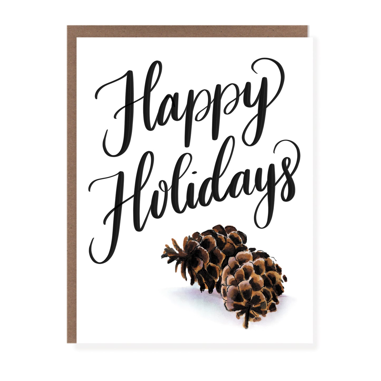 Holiday Pinecone Card - Case of 6