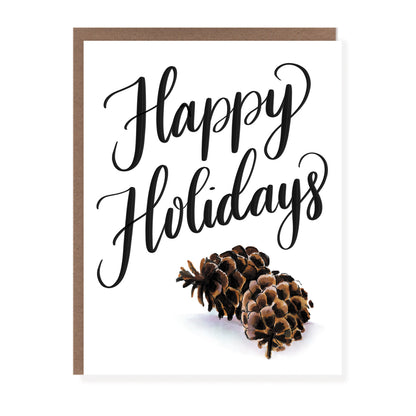 Holiday Pinecone Card - Case of 6