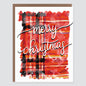 Christmas Plaid Card - Case of 6