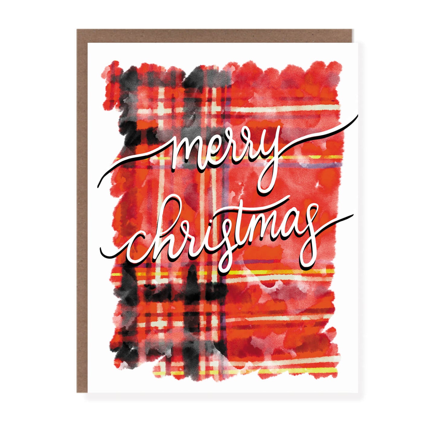 Christmas Plaid Card - Case of 6