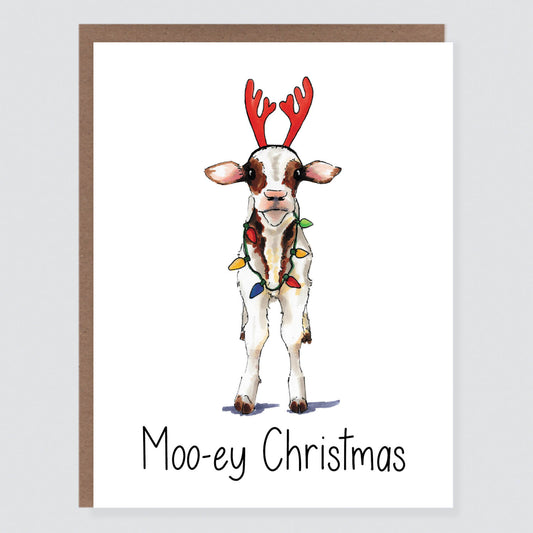 Mooey Christmas Card - Case of 6