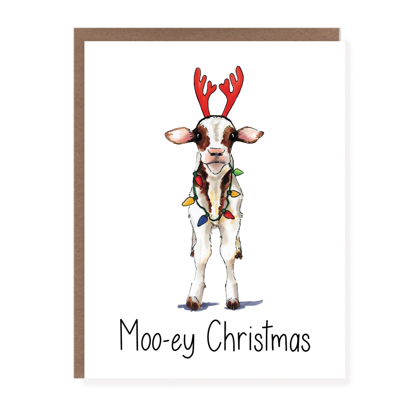 Mooey Christmas Card - Case of 6