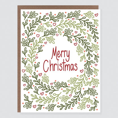 Christmas Greenery Card - Case of 6