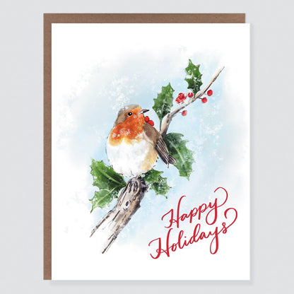 Winter Robin Card - Case of 6