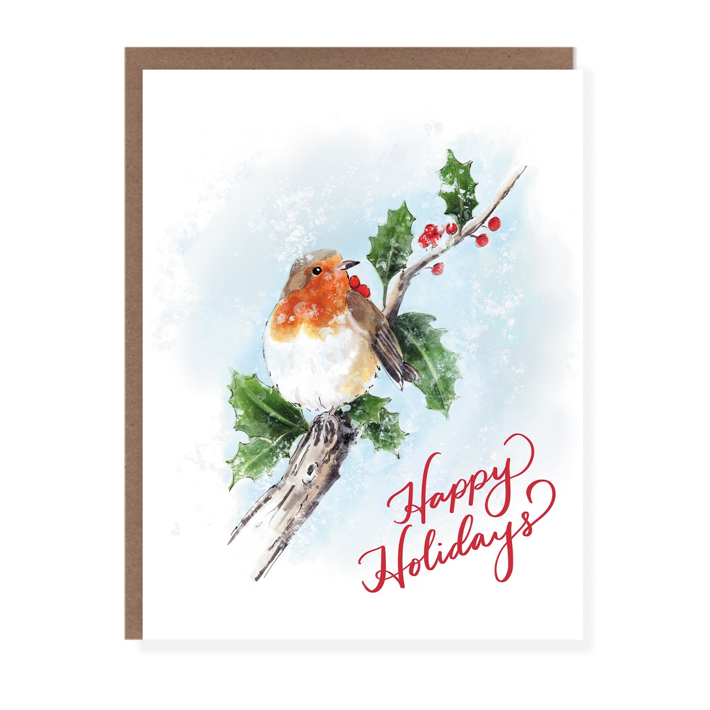 Winter Robin Card - Case of 6