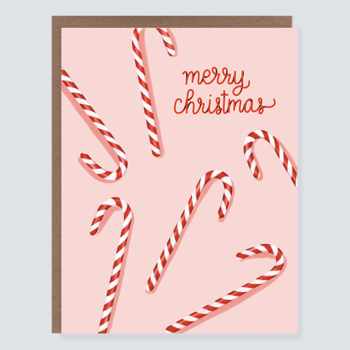 Candy Cane Christmas Card - Case of 6