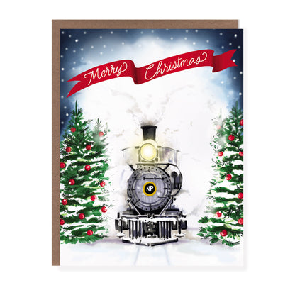 Christmas Train Card - Case of 6