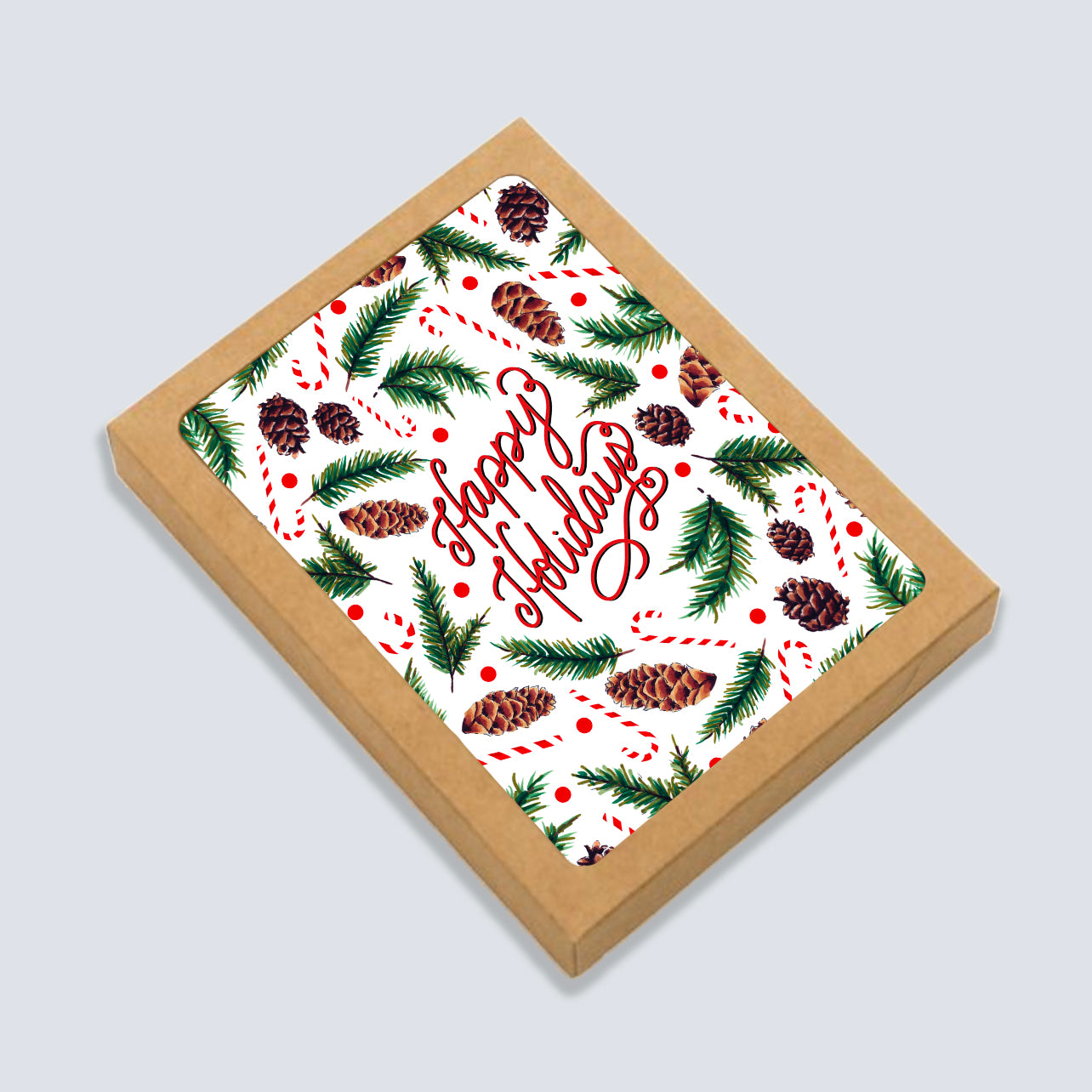 Holiday Scatter Print Card: Boxed Set of 6
