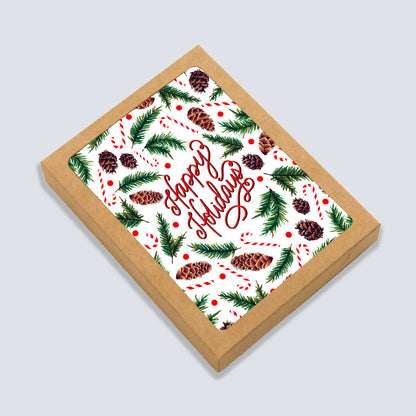 Holiday Scatter Print Card: Boxed Set of 6