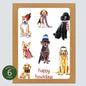 Happy Howlidays Holiday Dog Card: Boxed Set of 6