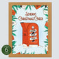 North Pole Post Christmas Card: Boxed Set of 6