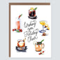 Cocktail Holiday Cheers Christmas Card
