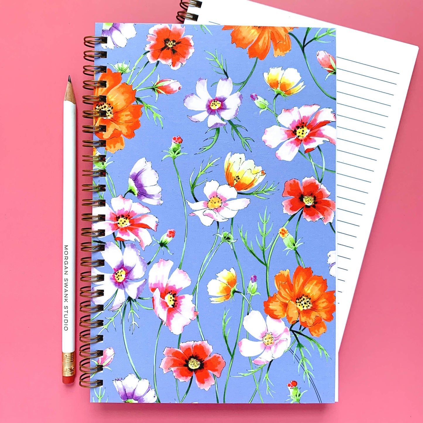 Cosmos Flower Notebook - Case of 4