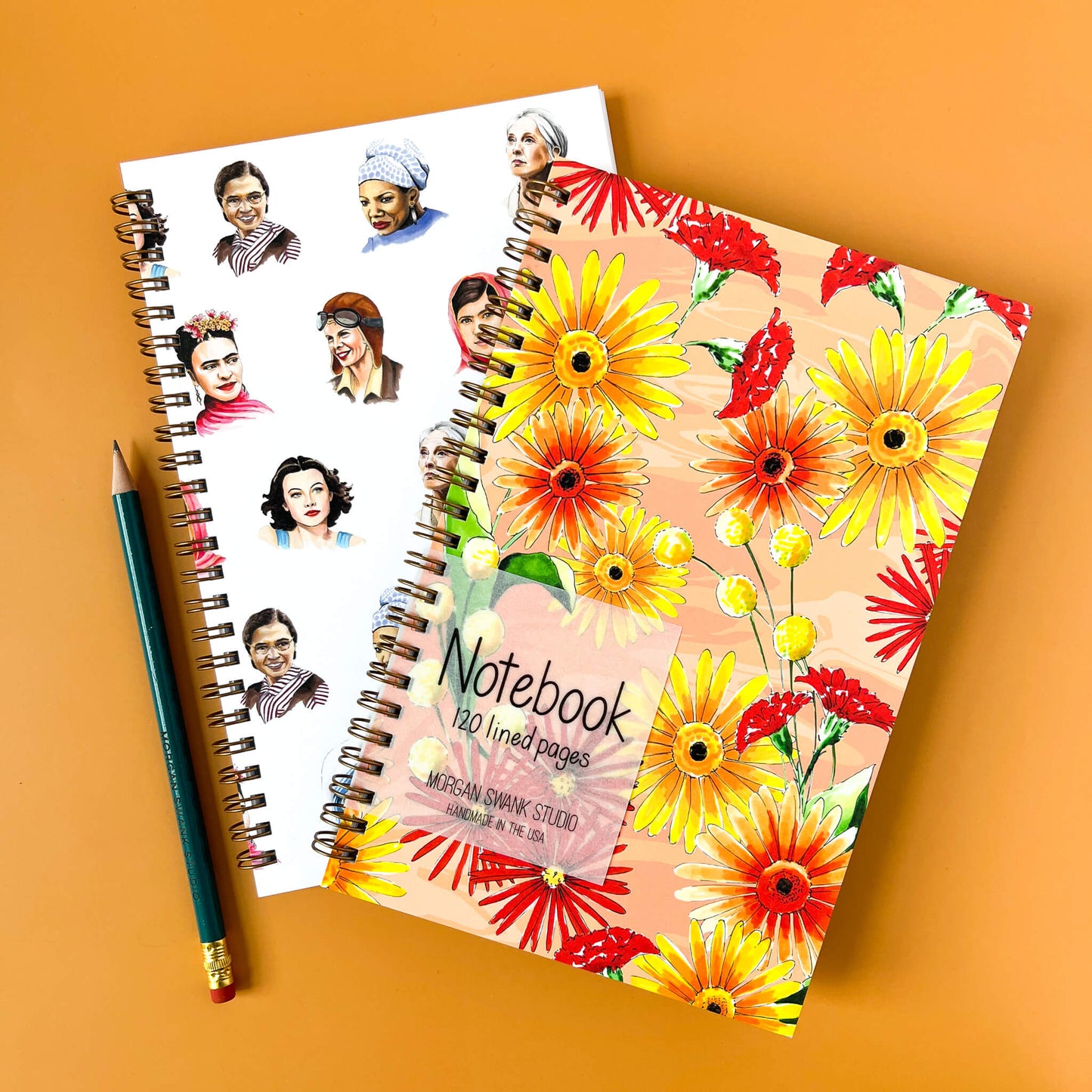 Gerbera Daisy Floral Notebook - Case of 4