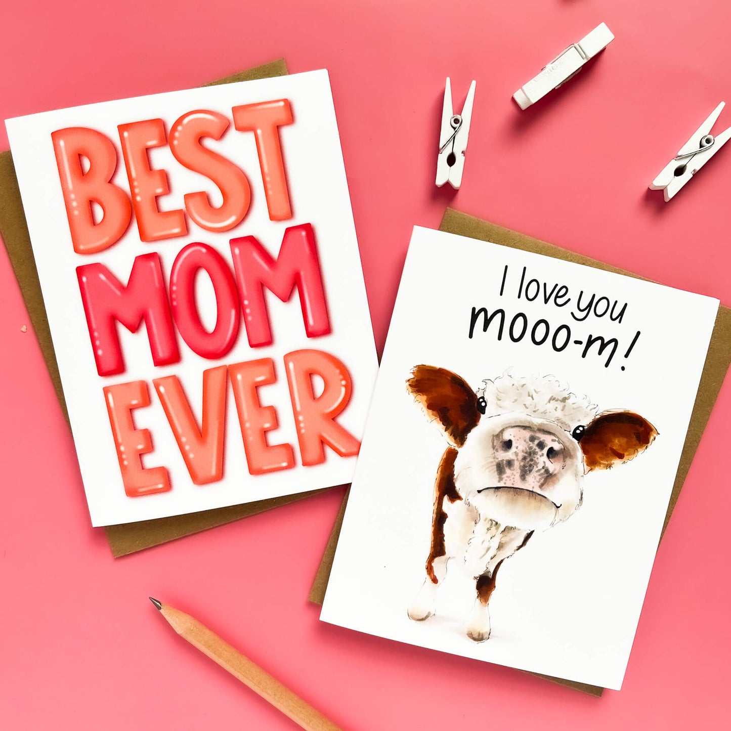 Love You Moo-m Card - Case of 6